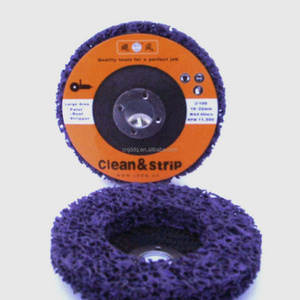 Poly strip it abrasive disc with fiberglass backing, purple 100mm