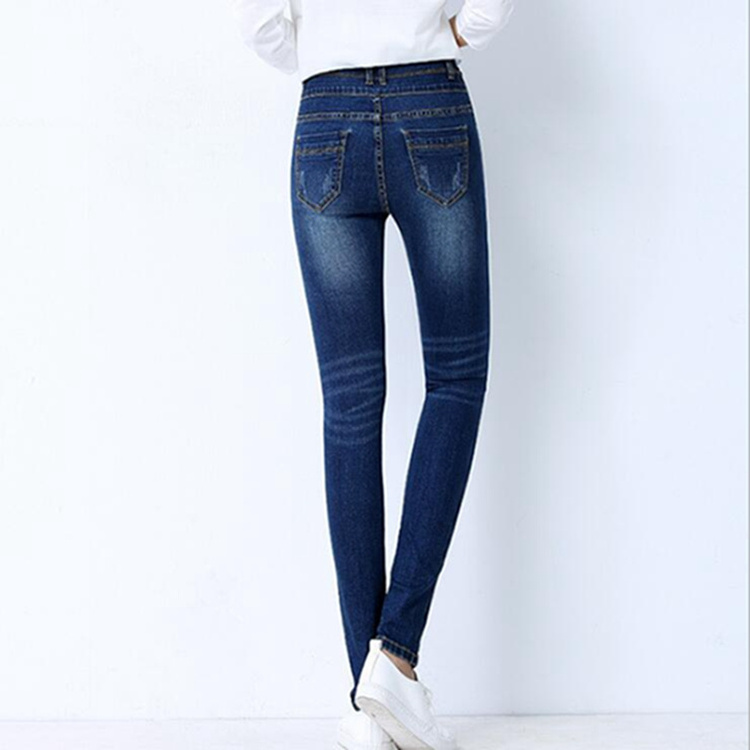 GZY buy jeans in bulk fashion women jeans stocklot denim high waist slim women stock jeans