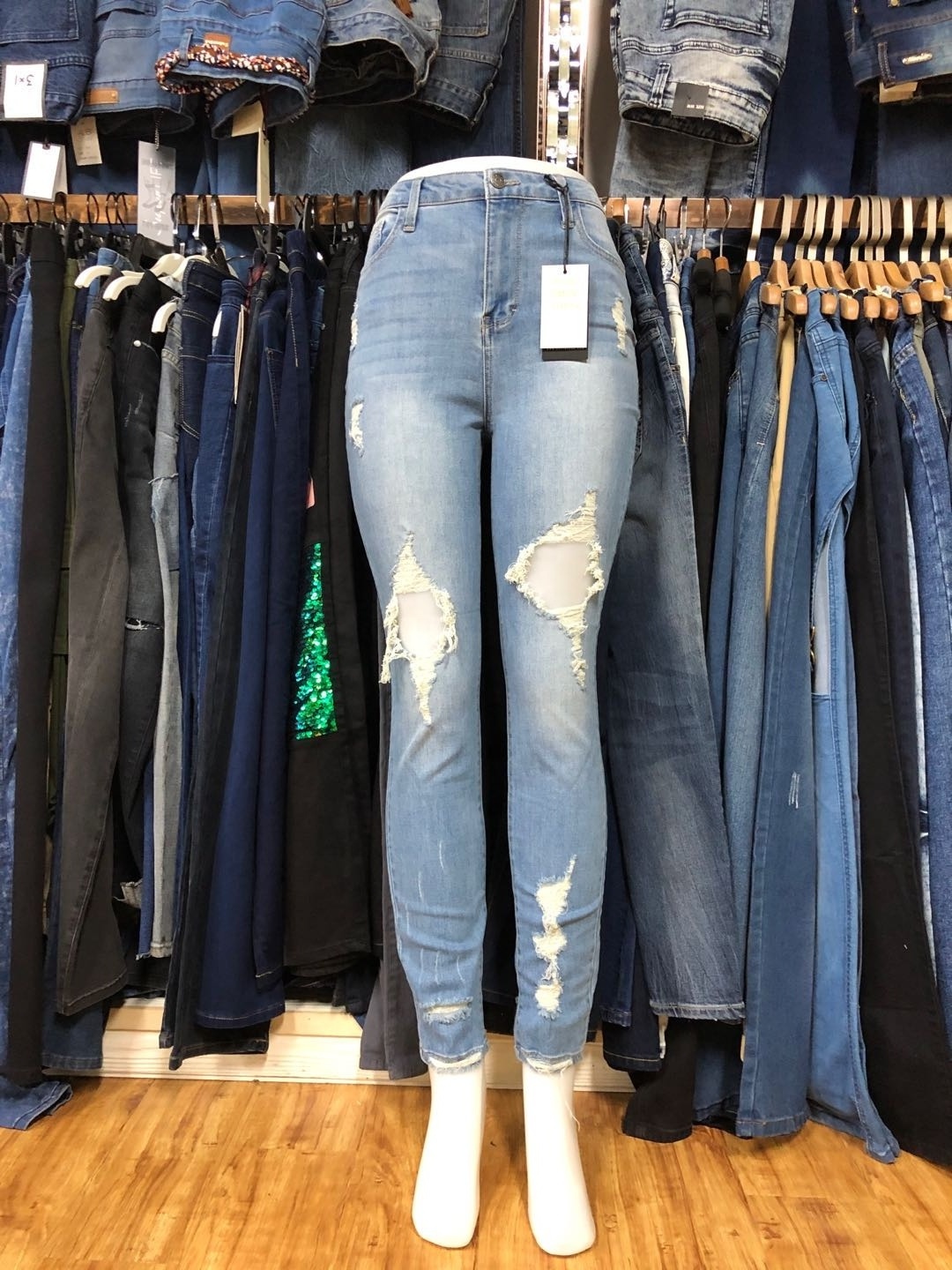 GZY jeans factory luxury denim skinny ladies private label women 2018 female garments brand stock jeans