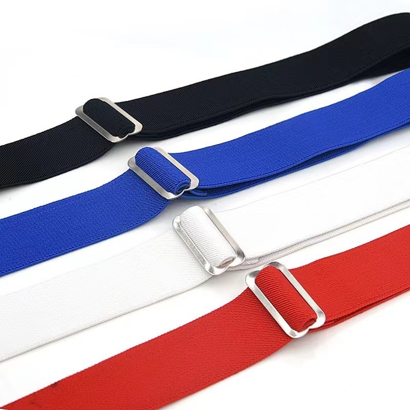 Adult and Youth Softball Uniform Belts PU Leather Belt Elastic Stretch Braided Baseball Golf Belt for Men and Women