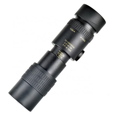 Waterproof Fogproof 4K 10-100X30mm Zoom Telephoto Lens for Outdoor, Phone Monocular Telescope