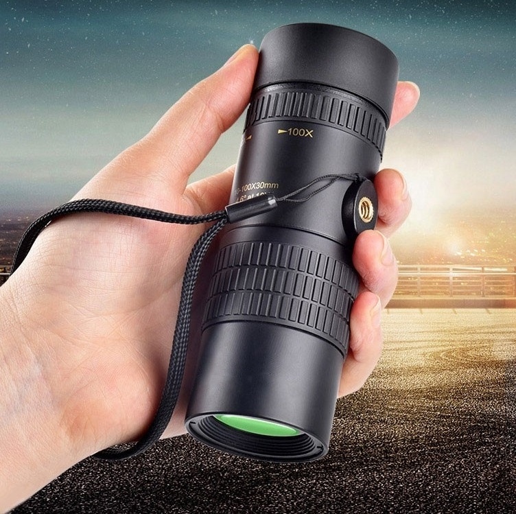 Waterproof Fogproof 4K 10-100X30mm Zoom Telephoto Lens for Outdoor, Phone Monocular Telescope