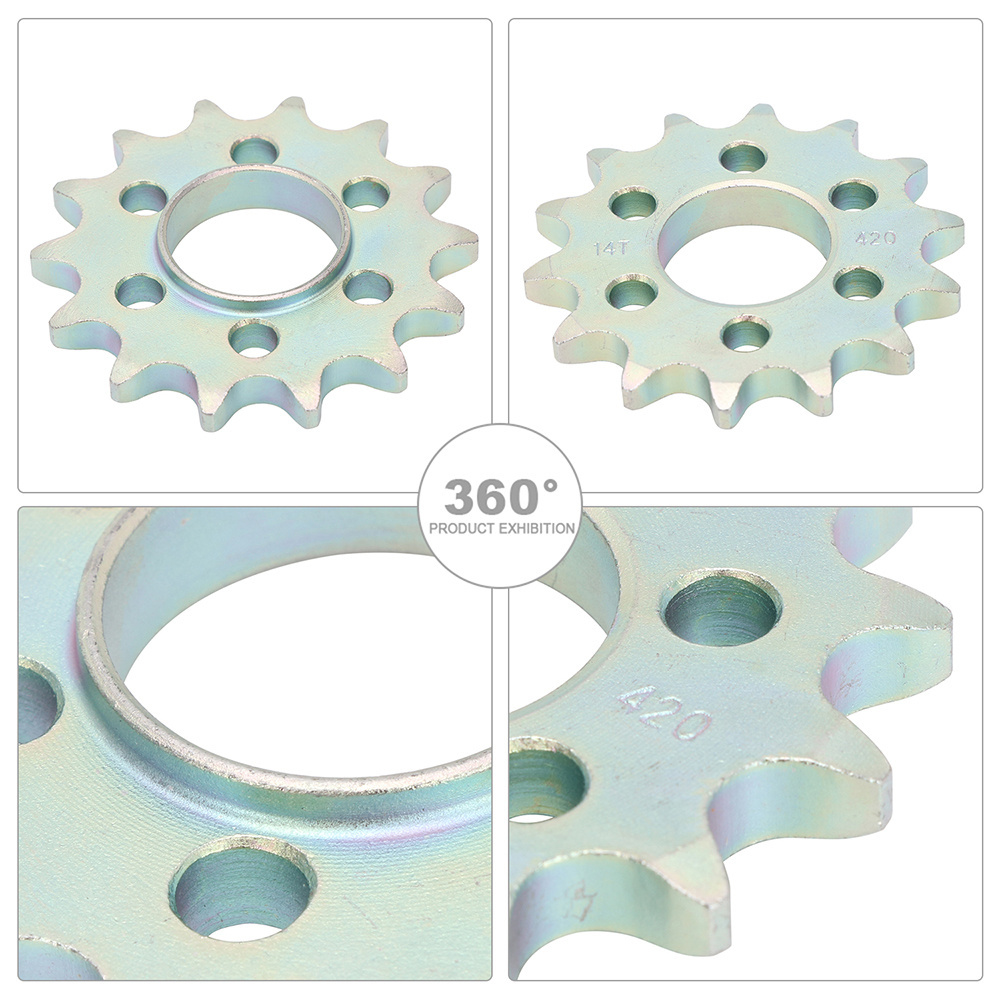 JFG Motorcycle Sprockets Transmission Kit Iron 14T Front Small Sprocket For Surron Electric Dirt Bike