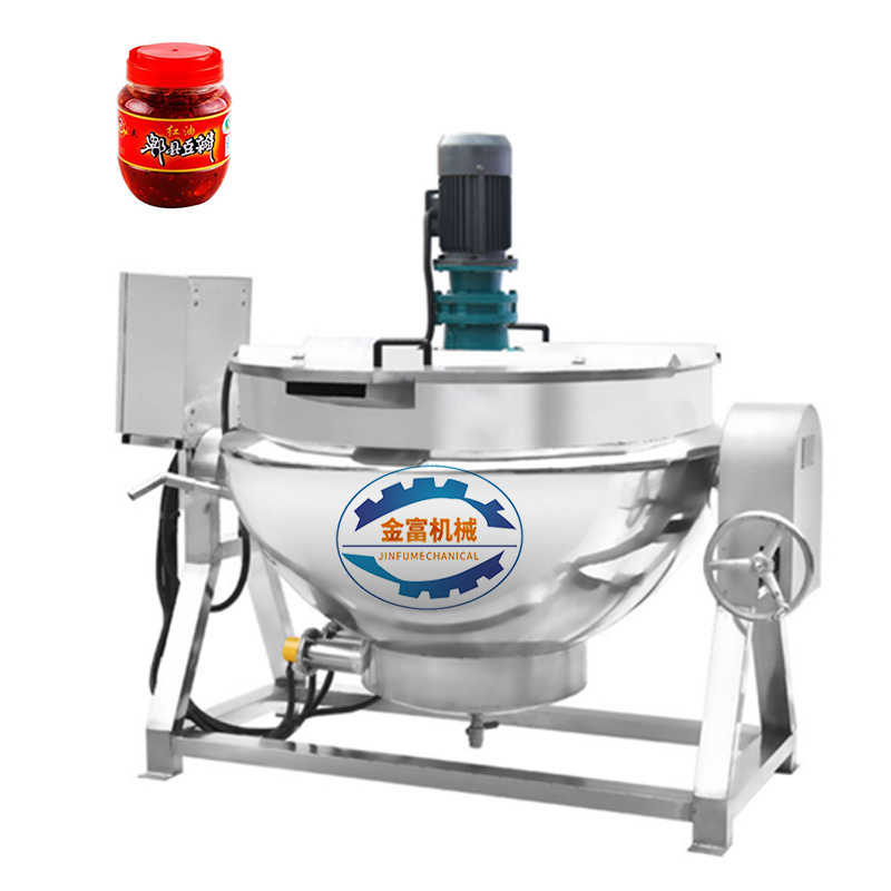 Food Processing Machine,Electric Tiltable For Making Meat Sauce Jacketed Pot