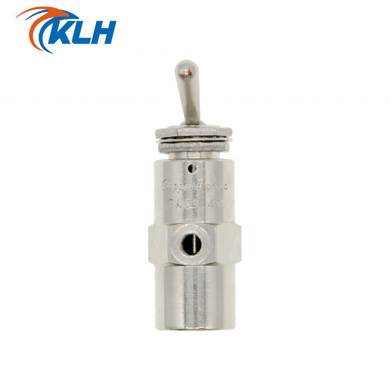 Cylindrical Air Pneumatic Mechanical Valve TAC2-4V Exhaust valve 2 Position 5 Way Self-locking Toggles switch TAC4V