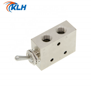 Exhaust valve 2 Position 5Way 1/8" Self-locking Toggle Lever Mechanical Valve Pneumatic valve switch TAC41V TAC2-41V