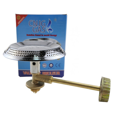 CNJG Orgas Propane Portable Small LPG Camping Gas Burner Stove with Brass Valve for 6kg Cylinder Cooking