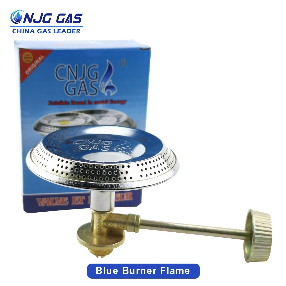 CNJG Kenya Ghana Cheap Single Mini Small LPG Gas Burners Heads With Zinc Valve Portable Camping Gas Stove for 6KG Cylinder