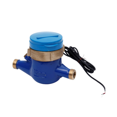 Factory Manufacturing Brass Metal Cold Water Meter Wet Type Rotating Impeller Water Meter Price