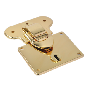 High Quality Bag Hardware Logo Accessory Case Lock Handbag Metal Gold Color Bag Fitting