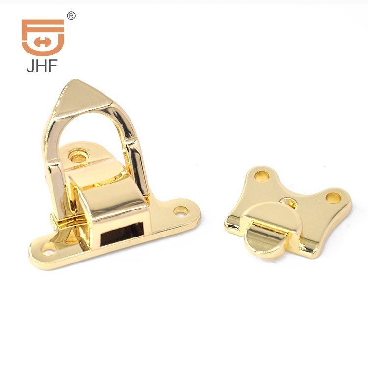 Good Selling Monogram Strap Mini Trunk Make Up Shenzhen jewelry Wooden box Hardware