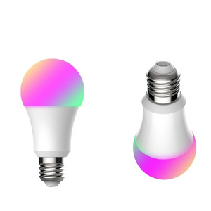 2020 hot selling Tuya Google assistant Alexa 9W wifi rgb e26 e27 dimmable smd lights raw material lamp home led smart bulb