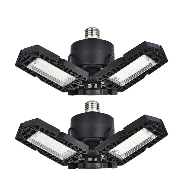 High Quality Shop light with 3 Leaves Suitable For Warehouse Basement 5000K 120V Led Garage Light