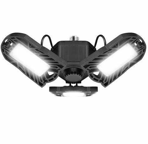 High Quality Shop light with 3 Leaves Suitable For Warehouse Basement 5000K 120V Led Garage Light