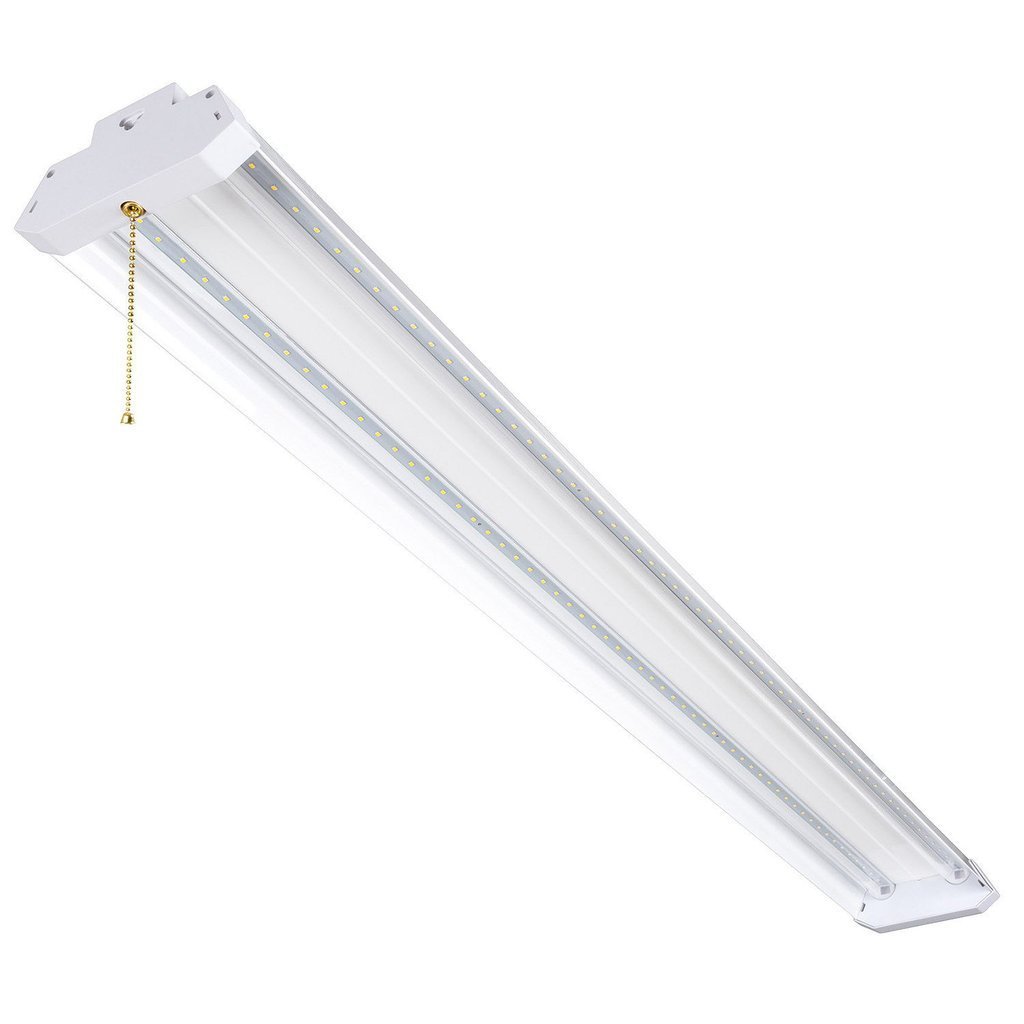 Highly Appreciated LED Shop Light 45W 4000K Linkable For Garages Workshops Basements Hanging Lighting