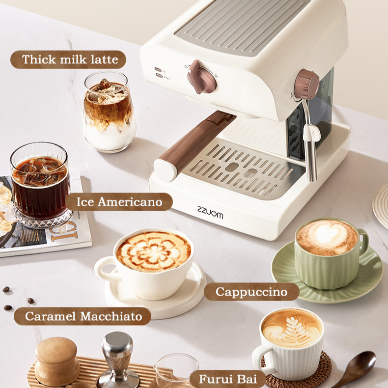 Milk frother Multiple Semi-Automatic Coffee Makers Machines Semi-Automatic Commercial Home espresso coffee machine