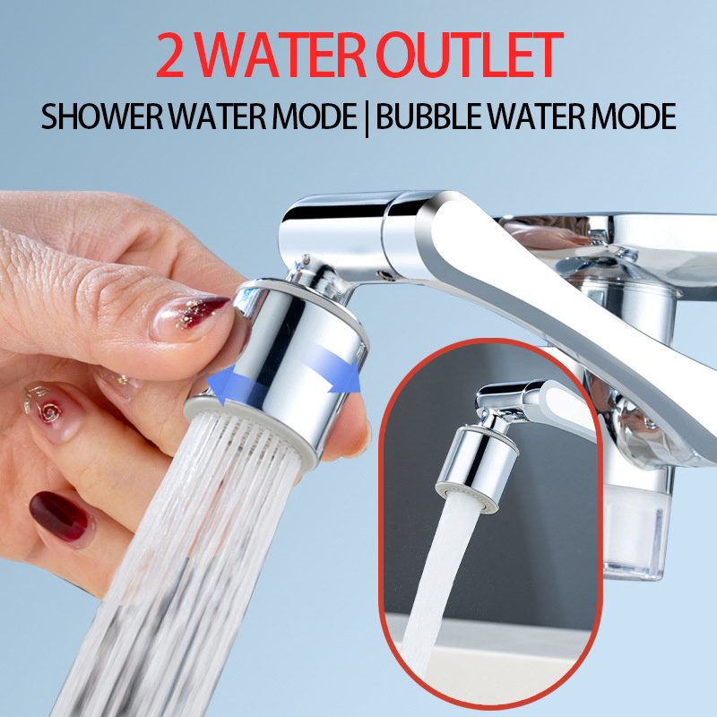 Hot New Nano Taps Filter Faucet Aerator Bathroom Extension Bubbler Swivel Faucet Extender