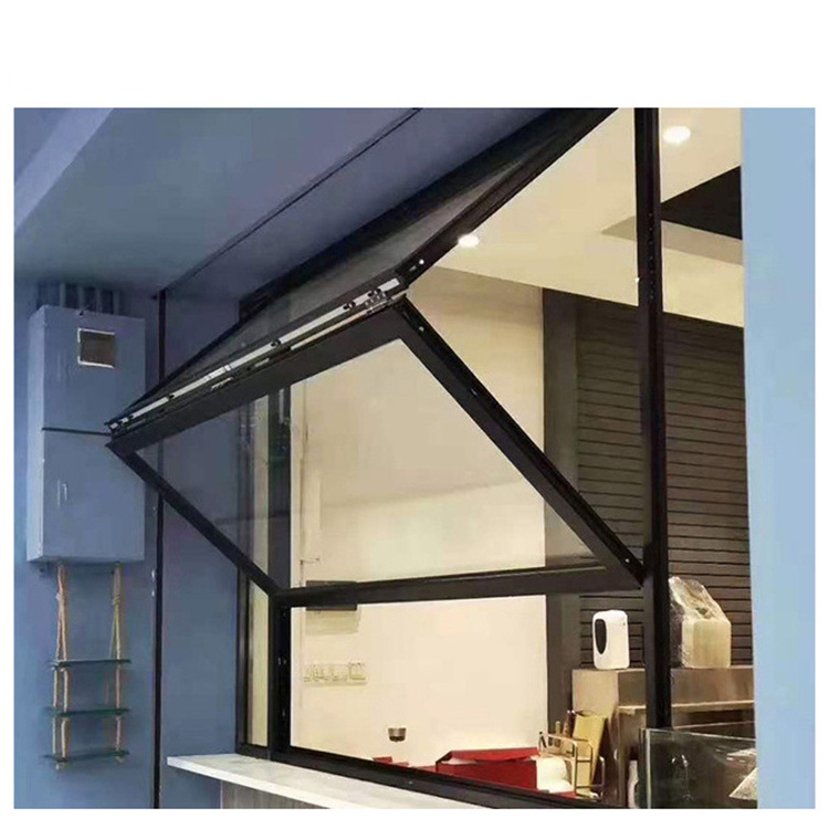 Aluminum Vertical Sliding Bi-Folding Door Push Up Fold Up Window And Door Vertical Fold Up Windows For Storefront