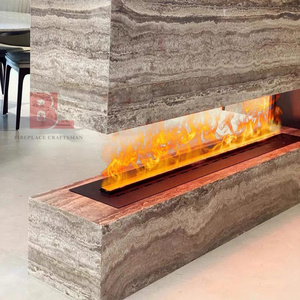 Smart Atomizing Electric Fireplace Led Vapor Steam Remote Control Water Steam Fireplace