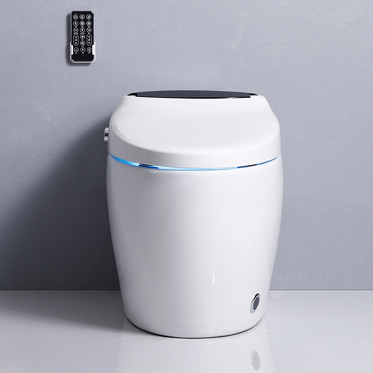 Electric Smart Toilet with Warm Adjustable Self Clean Nozzles And Slow Close Lid Bathroom Accessories Easy Install Smart Toilet