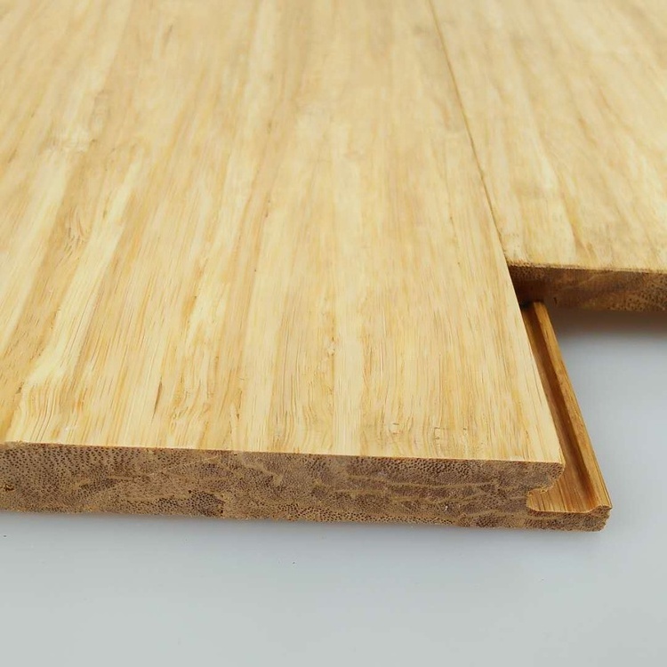 Solid ABCD Grade Float/glue Eco Forest Strand Woven Bamboo Natural Flooring Guangzhou GREEN Hot Pressing or Cold Pressing 14mm