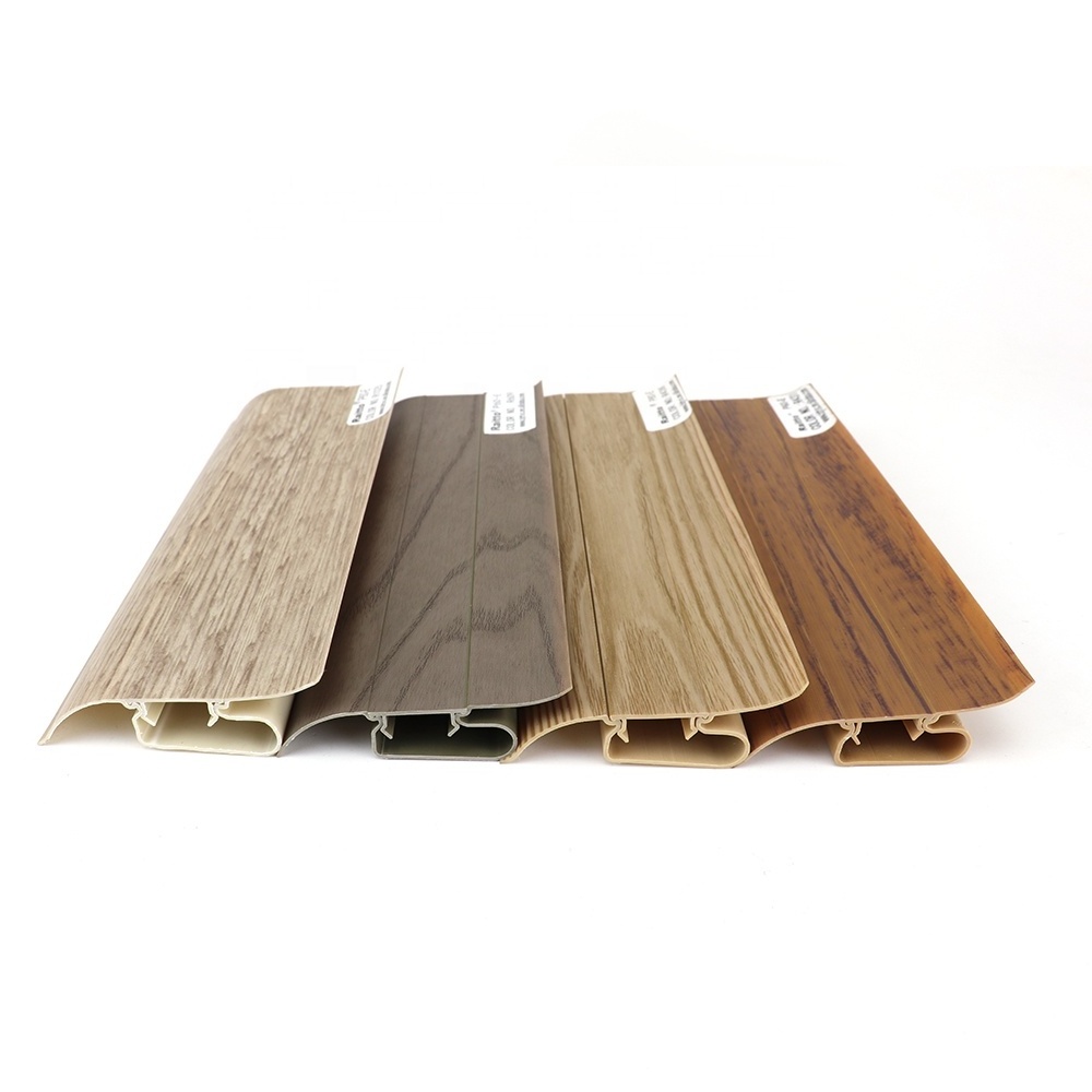 P60-E, Ruitai Plastic Online Shopping Price Plastic Wall Base PVC Skirting Board