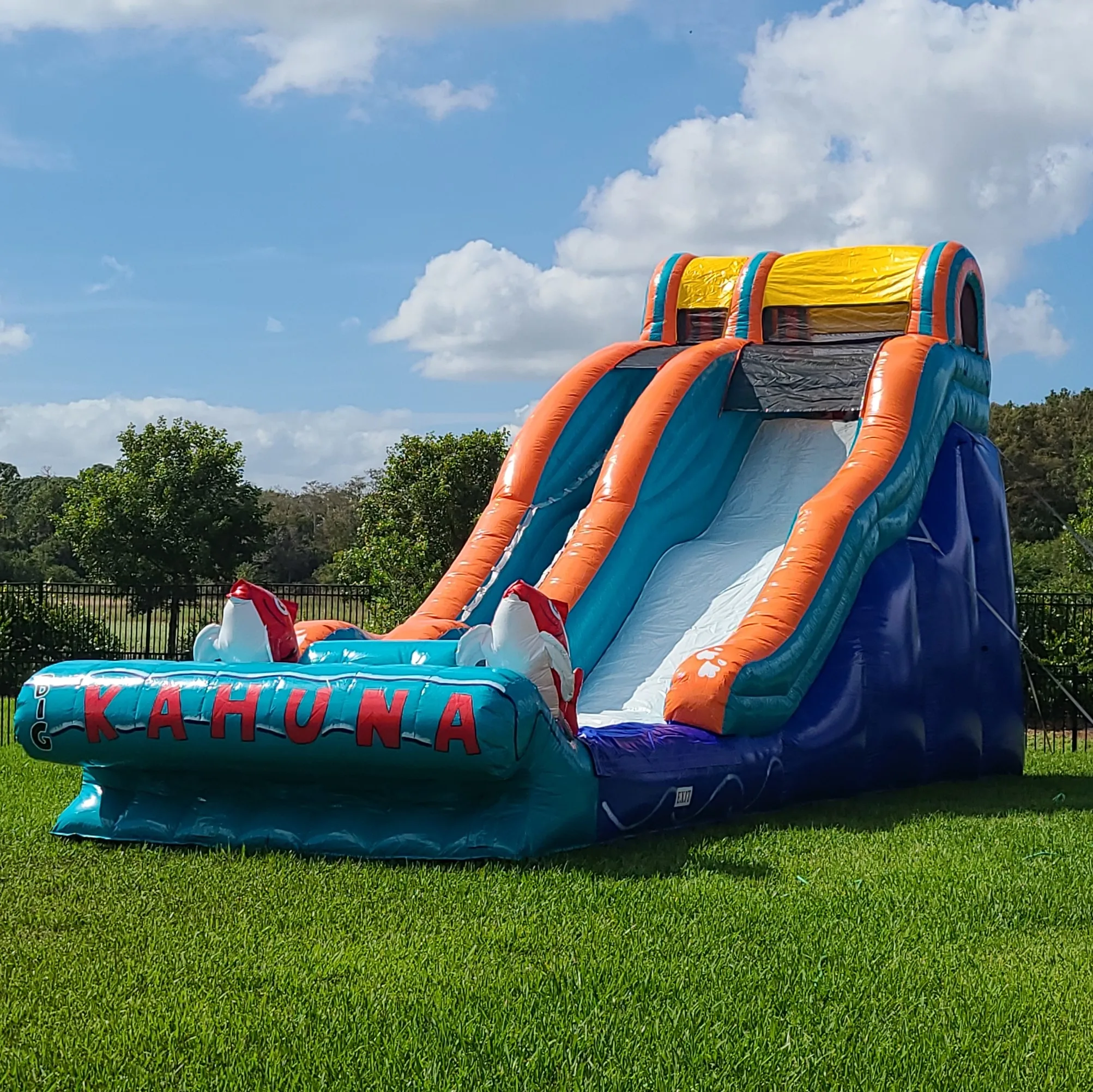 Winsun Inflatable Bounce House Water Slide 22 Ft Palm Tree Giant Inflatable Water Slide Inflatable Slide The City