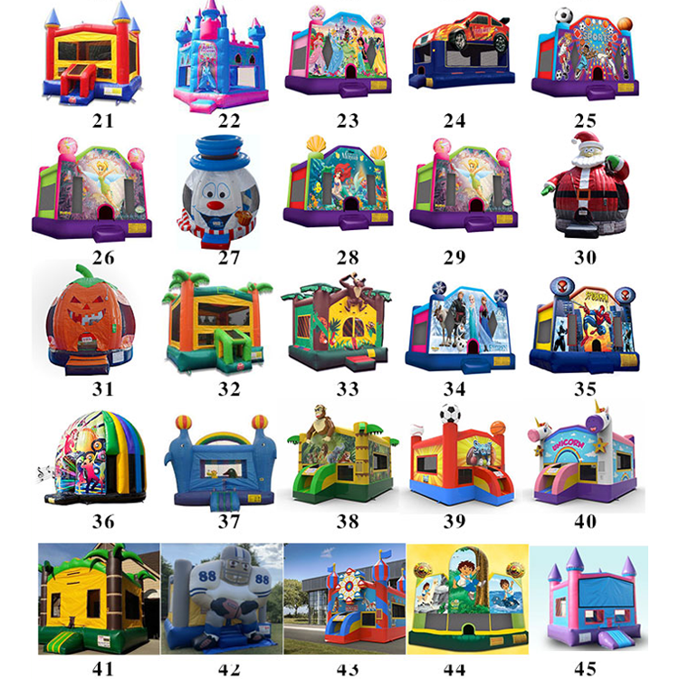 China Hot Sale Tractor Moonwalk Jumper Inflatable Bouncer Jumping Castle Bounce House Bouncy Castle For Rentals