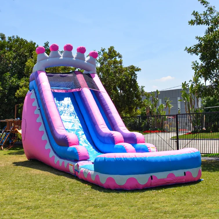 Outdoor amusement park Attractive water entertainment 53m giant big wedgie inflatable water slide juegos inflables tobogan slide