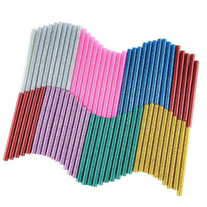 Glitter Hot Melt Glue Sticks 7mm Adhesive Assorted Glitter Glue Sticks Professional For Electric Glue Gun sticks Craft Repair