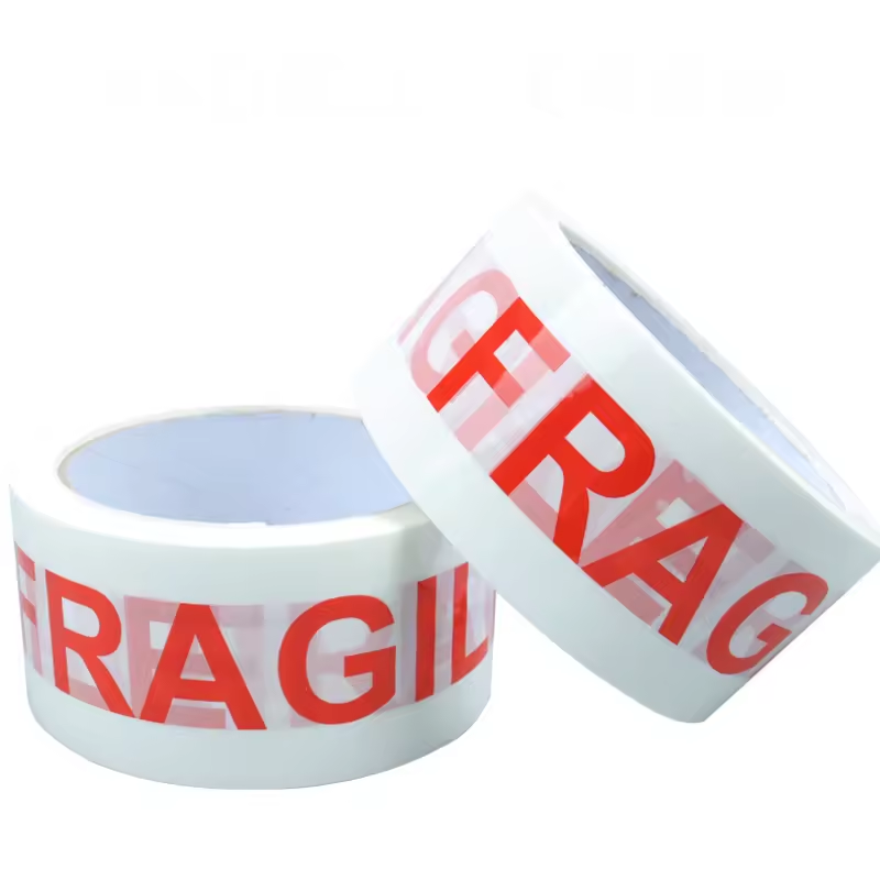 Factory Packing Tape Custom Logo Bopp Clear Adhesive Packing FRAGILE Tape Transparent Packing Tape For Sealing