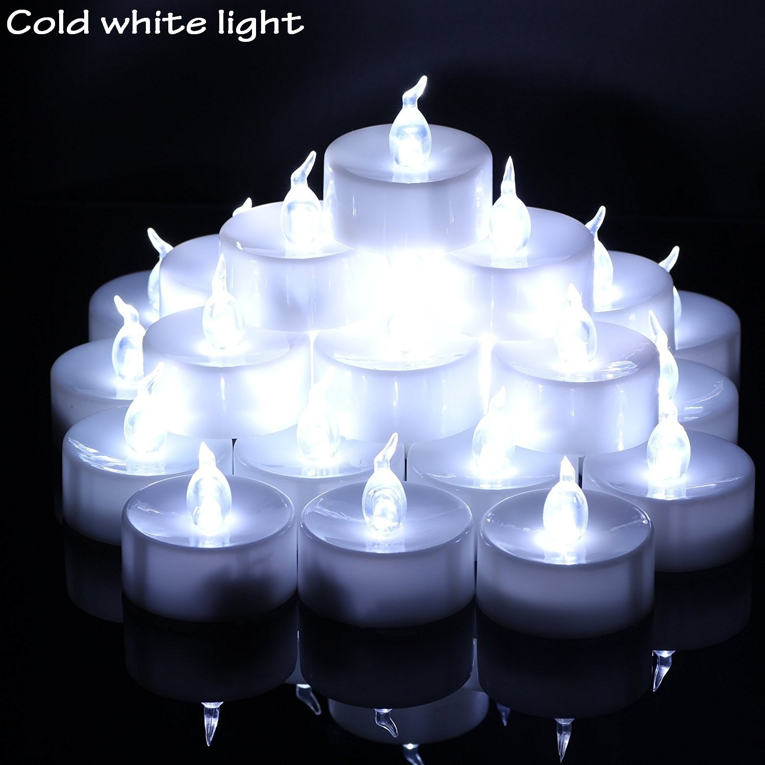 Decorative flameless tea light Christmas LED candles for home event party