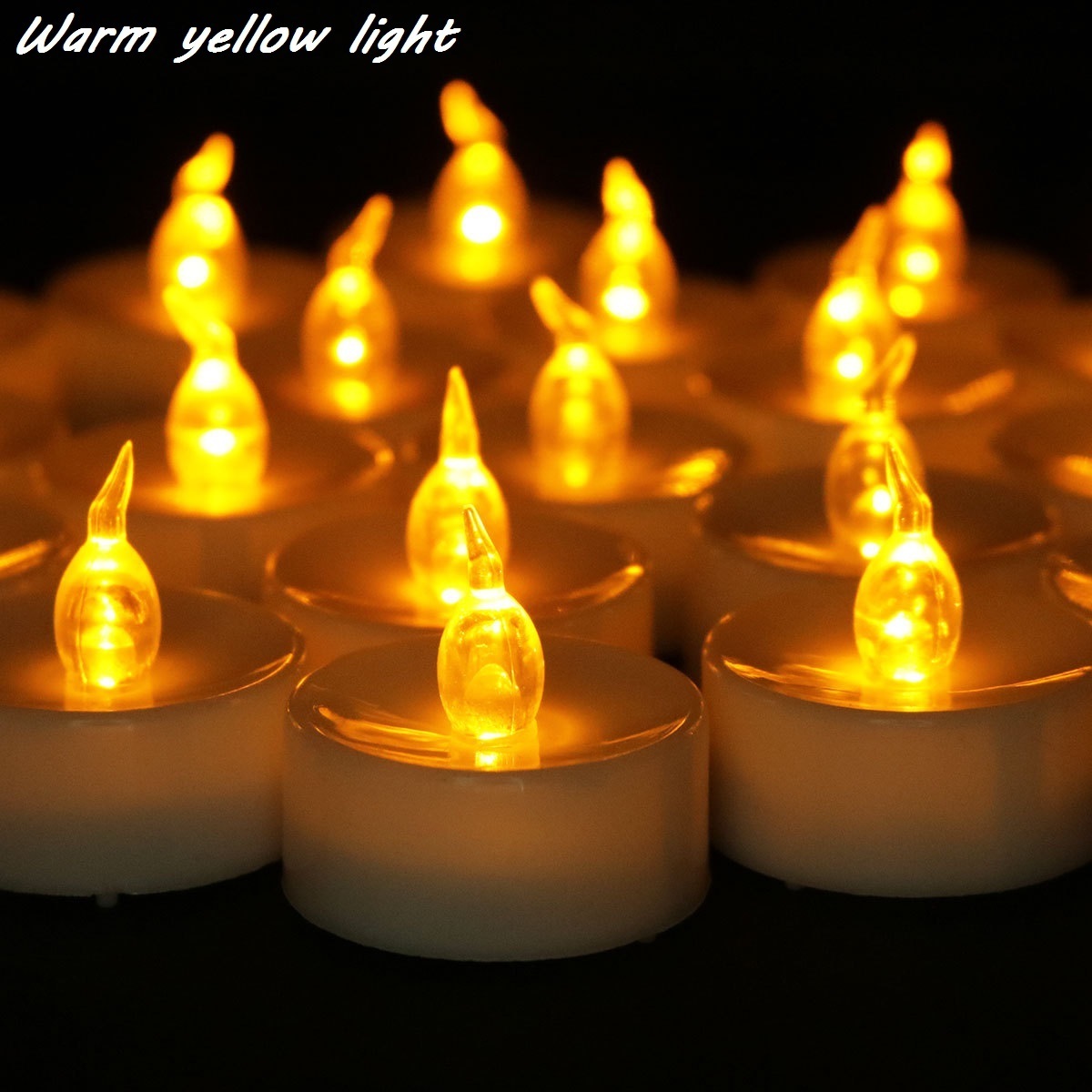 Decorative flameless tea light Christmas LED candles for home event party