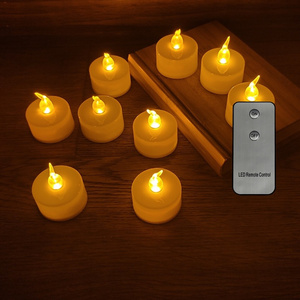 LED Flameless Tealight Candle with Remote control /Amber flicker LED Candle