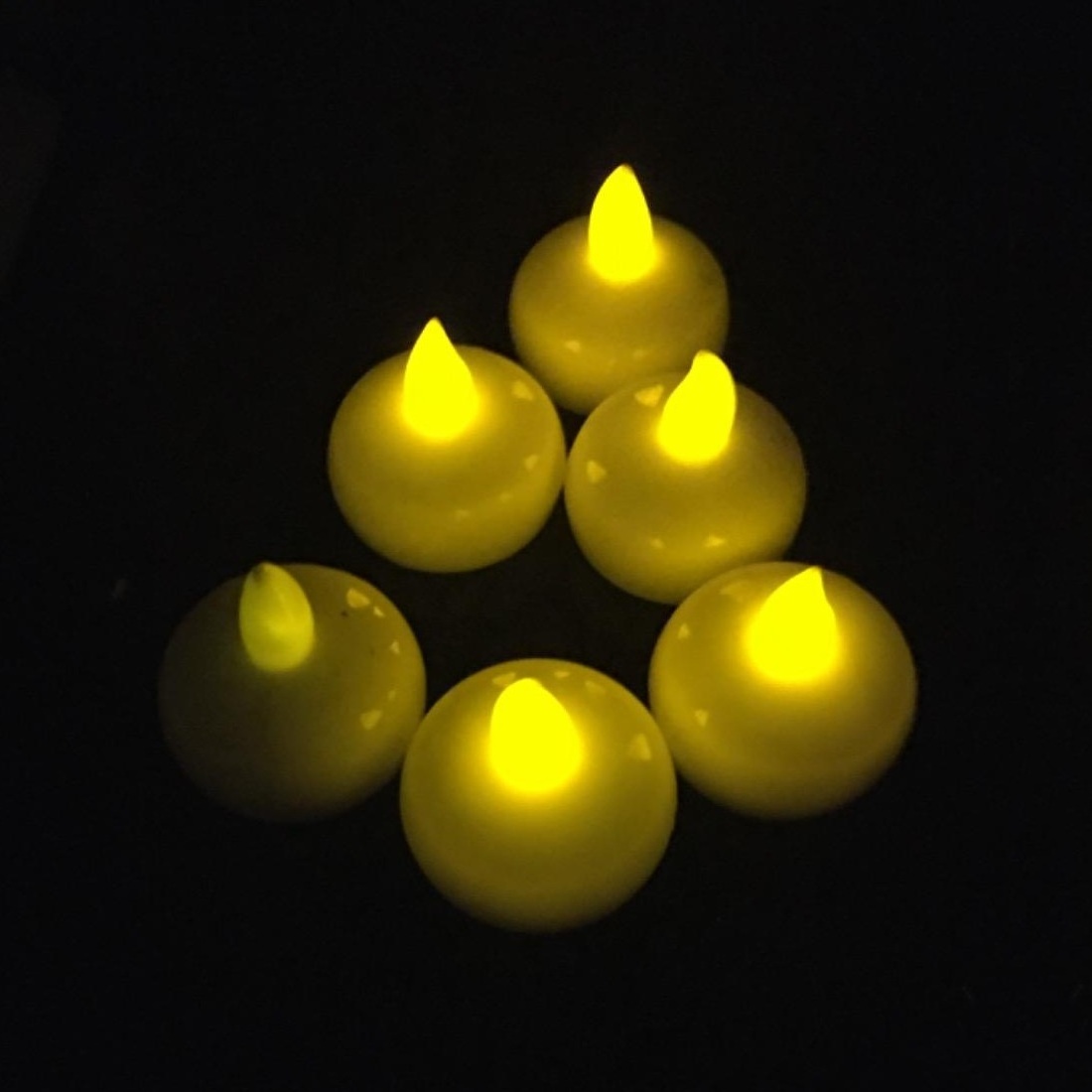 Electric Flameless Floating Battery Operated Velas Bougie Artificial Water LED Flickering Tea Light Candles