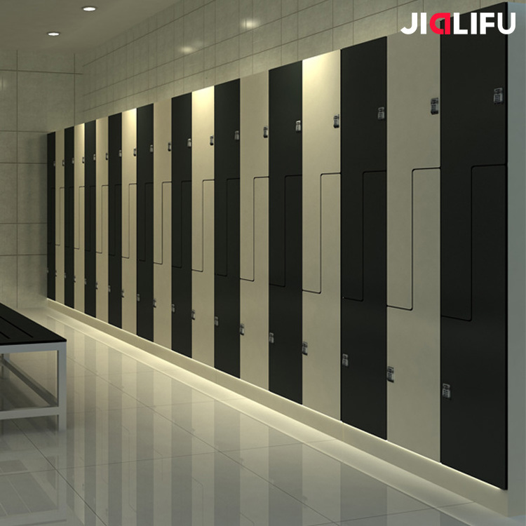 Jialifu sport HPL z shape locker for gym