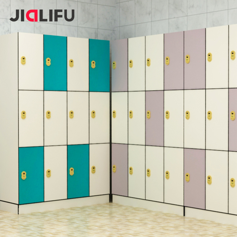 Jialifu easy to install colorful door locker cabinet with lock