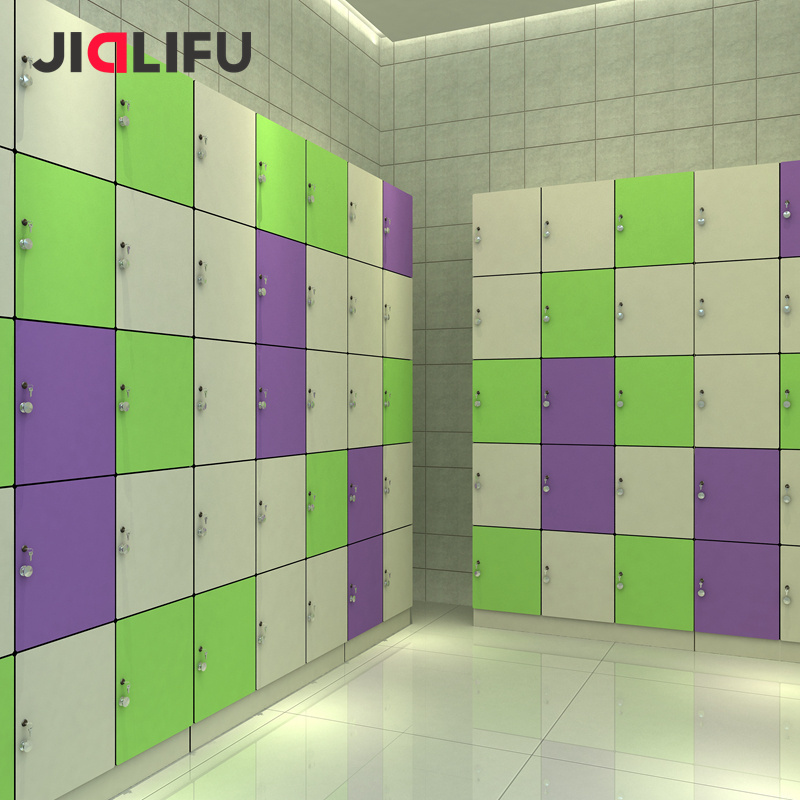 Jialifu easy to install colorful door locker cabinet with lock