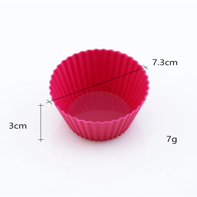 Hot Selling Reusable cake cup mold Homemade Mini Food Grade Silicone muffin maker/tray For Baking Pastry