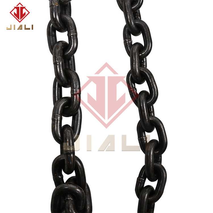 Grade g80 lifting iron  chain Alloy Iron Round short Link Lift chain En818-2 chain link for lifting