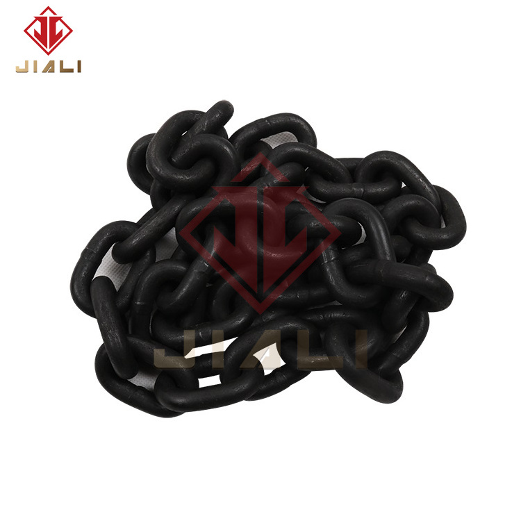 Grade g80 lifting iron  chain Alloy Iron Round short Link Lift chain En818-2 chain link for lifting