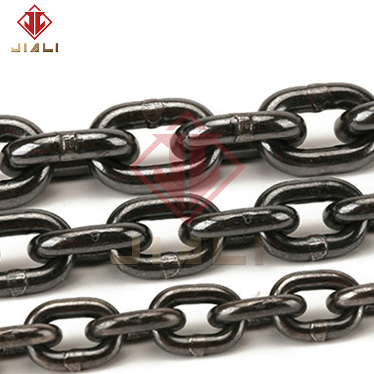 Grade g80 lifting iron  chain Alloy Iron Round short Link Lift chain En818-2 chain link for lifting