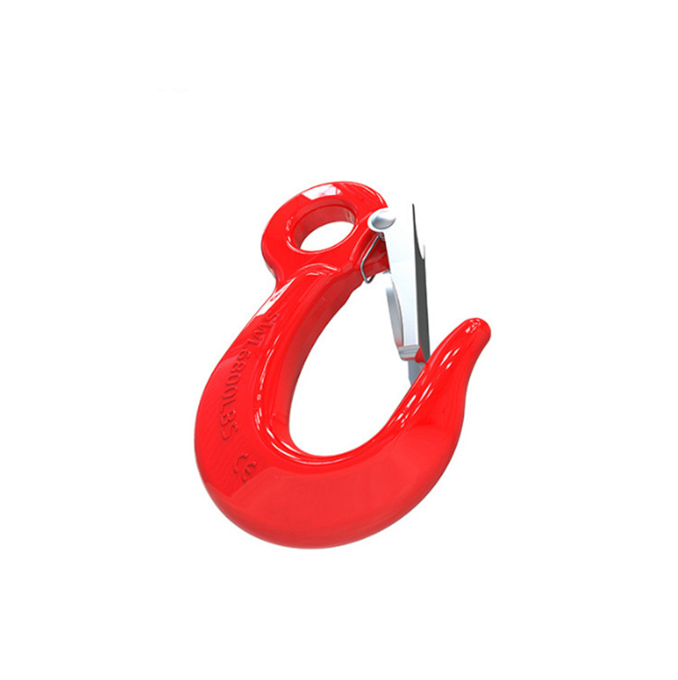 G80 hook manufacturer 320A/320C Carbon steel alloy steel drop forged lifting eye hoist hook