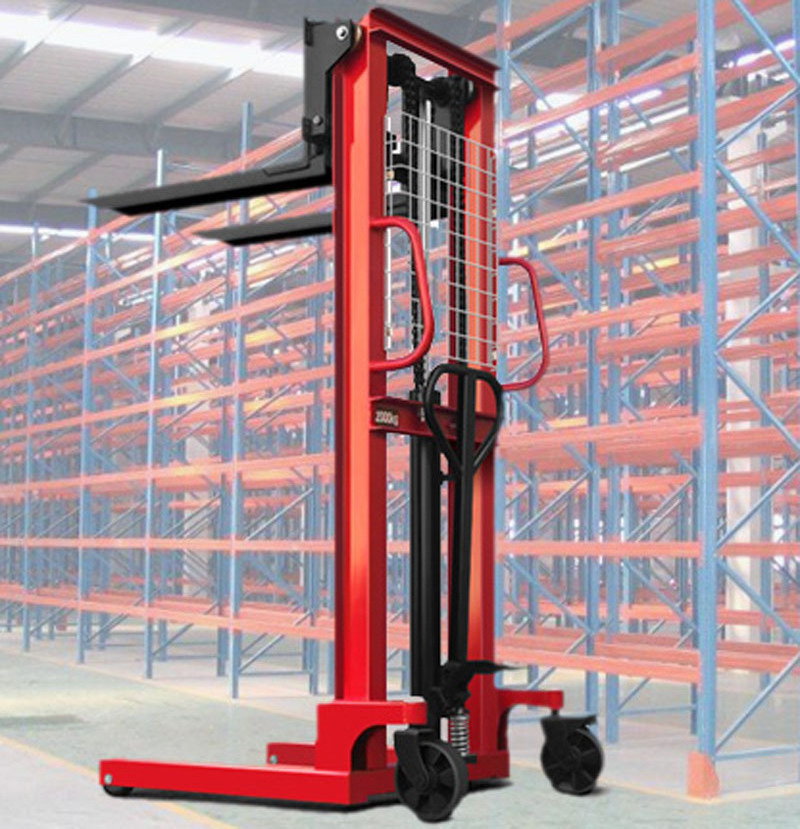 hand fork lift 1.5t manual stacker 3000kg explosion-proof hand pallet and manual stacker lifter machine Forklift