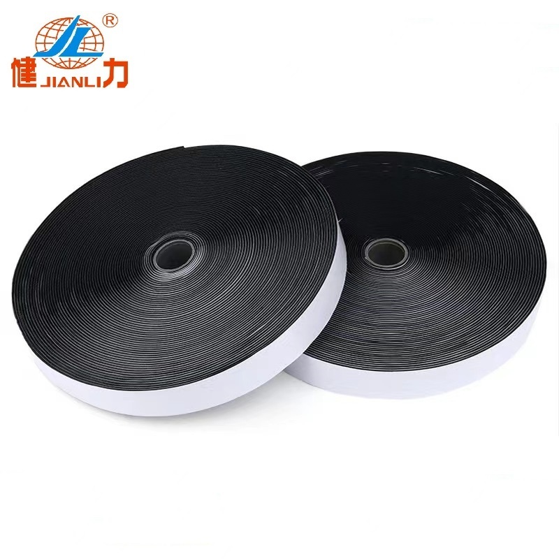 Jianli double-sided loop hook and loop fasteners factory direct sales adhesive valcroes with glue