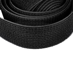 Jianli One Sided Sewing Hook and Loop Velcro's Tape Roll Hook Loop In 1 Sides Double Sided Straps