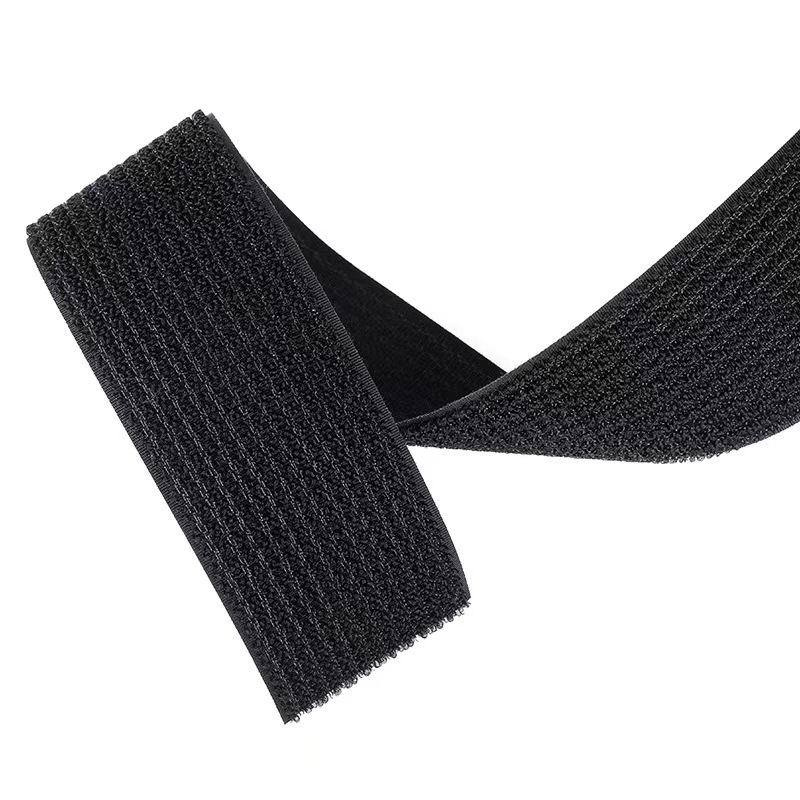 Jianli One Sided Sewing Hook and Loop Velcro's Tape Roll Hook Loop In 1 Sides Double Sided Straps