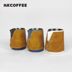 Sharp Spout Pull Flower Cup Latte Custom Logo Barista Maker Coffee Stainless Steel 304 Frother Pitcher Milk Jug