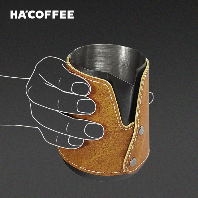 Sharp Spout Pull Flower Cup Latte Custom Logo Barista Maker Coffee Stainless Steel 304 Frother Pitcher Milk Jug