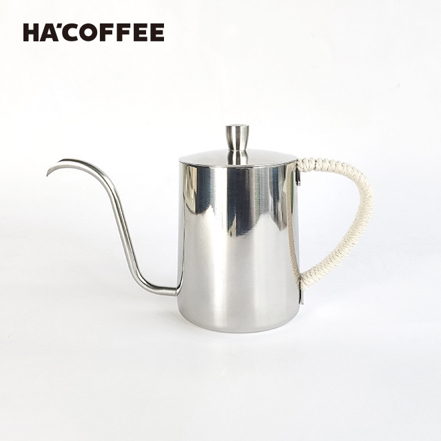 Coffee accessories Black Stainless Steel Long Over Spout Hanging Ear Coffee Pot Pour Coffee Drip Pot Kettle